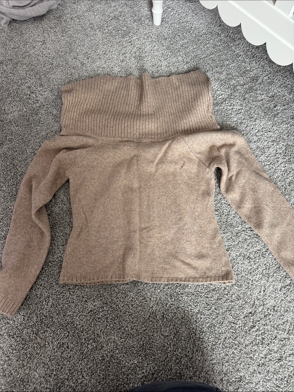 Wayf over the shoulder sweater